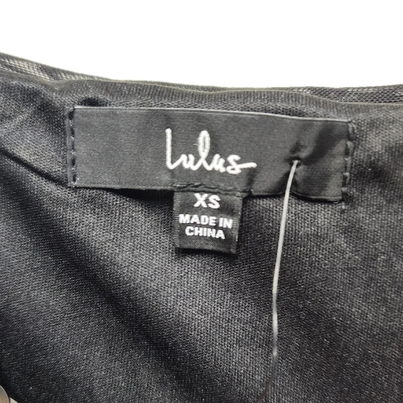 Lulus Disco Aura Silver and Grey Paillette Sequin Bodycon Mini Dress XS Party - Picture 9 of 9